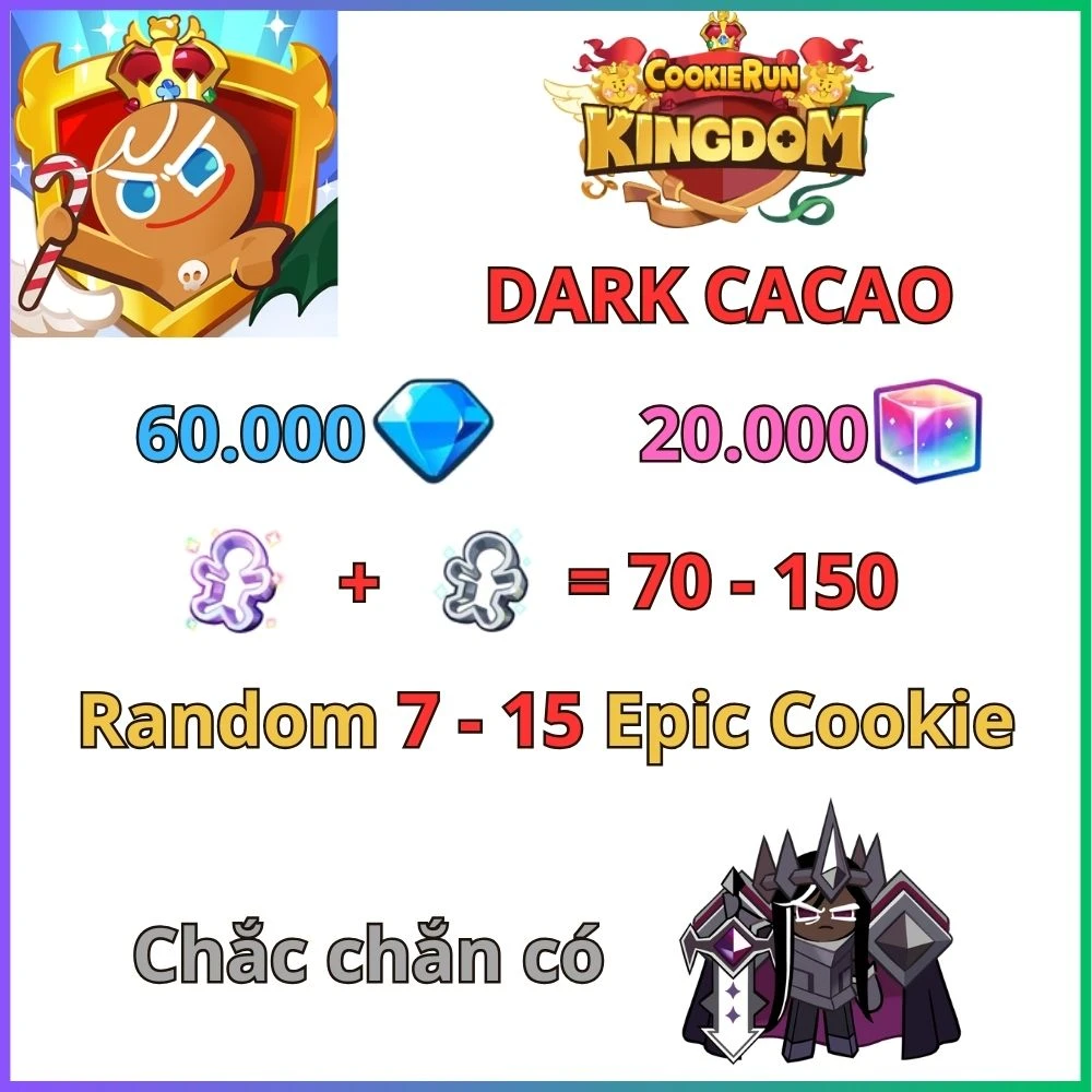 [Dark Cacao] Cookie Run : Kingdom 12K